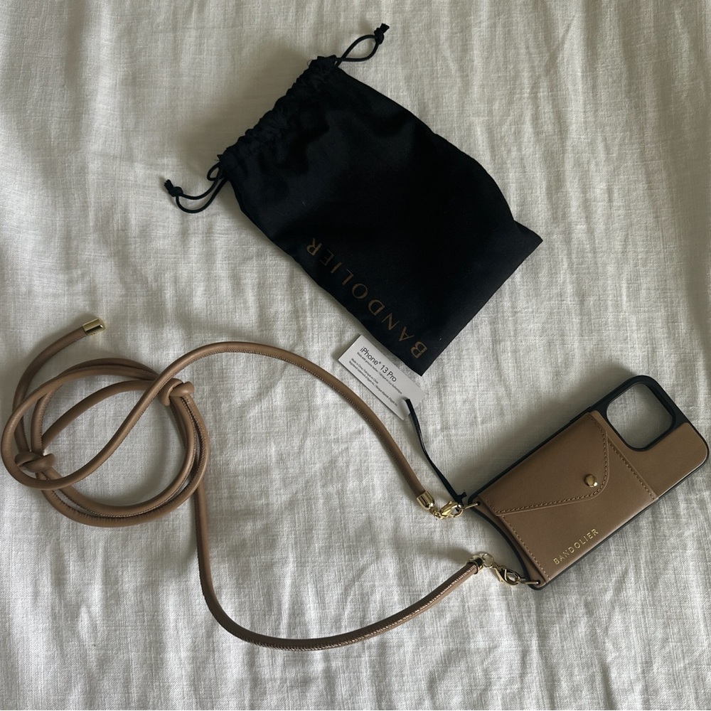 Bandolier Leather Crossbody iPhone 13 Pro Case